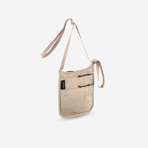





Bolsita de seguridad, discreta y con correa para el cuello beige Travel RFID