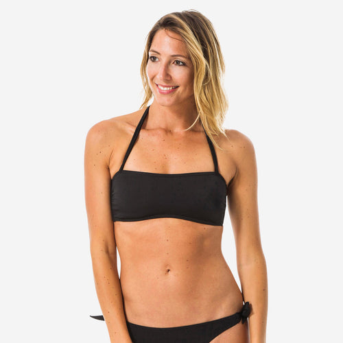 





Top Bikini Surf Mujer Olaian Laura Bandeau Palabra Honor Negro