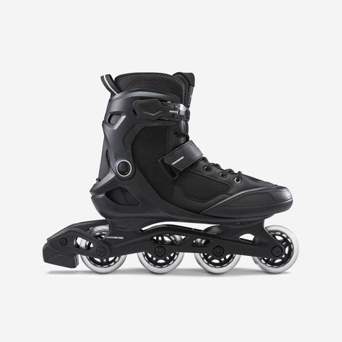 





Patines en Línea Fitness FIT100 Adulto Negro Plata