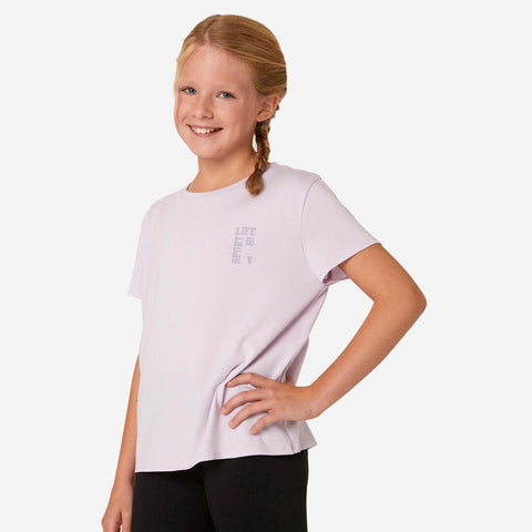 





Playera deportiva de algodón para niños 500