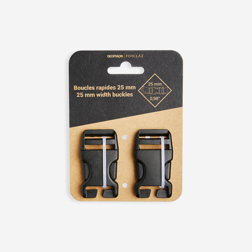 





Hebillas Rápidas Para Mochila Montaña Y Trekking Forclaz Lote x2 Unidades 25 MM