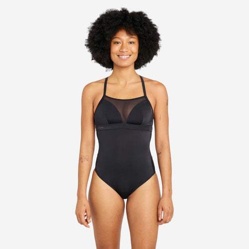 





Traje de baño de surf negro para mujer Elise