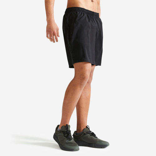 





Short Fitness cardio básico transpirable negro hombre