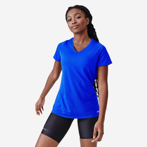 





Playera Manga Corta Running Transpirable Mujer - Dry - Negro