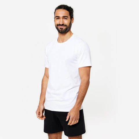 





Playera de fitness negra para hombre Sportee 100