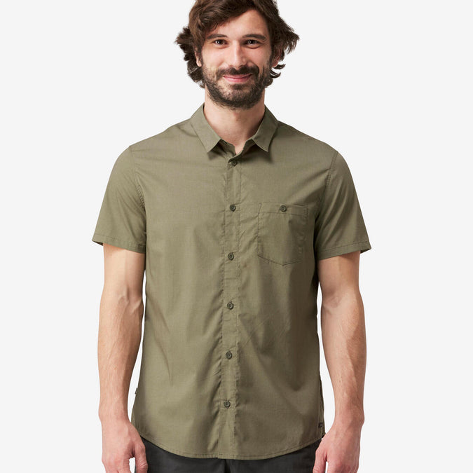 





CAMISA DE TREKKING VIAJE TRAVEL 100 MANGAS CORTAS CAFÉ HOMBRE, photo 1 of 6