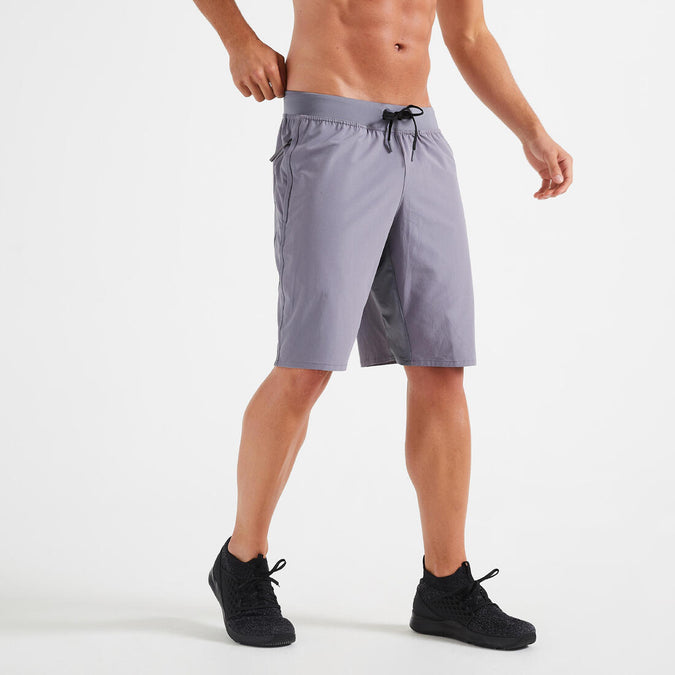 





Short de fitness para hombre Collection, verde, transpirable, con cierre, photo 1 of 5