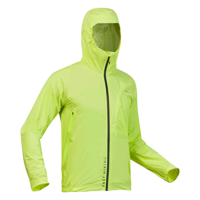 





Chamarra impermeable ultraligera de senderismo amarilla para hombre FH 500, photo 2 of 8
