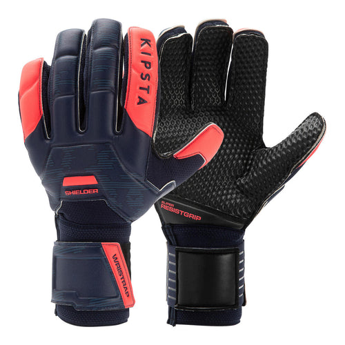 





Guantes de portero de futbol Adulto Kipsta F500 Resist Shielder azul rosa