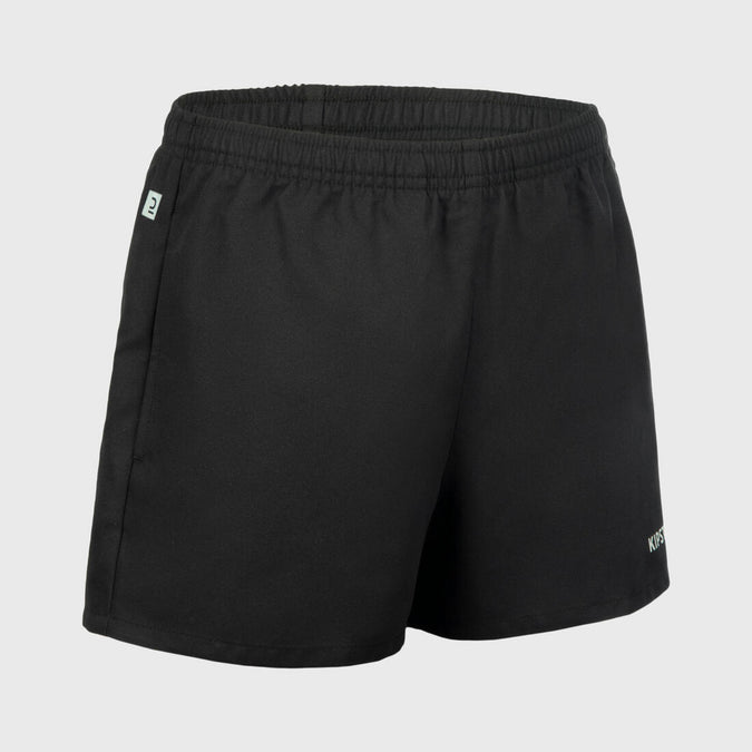 





Short rugby adulto con bolsillos R100 negro, photo 1 of 6