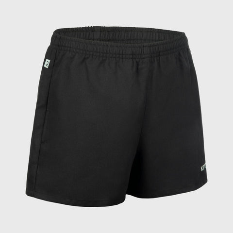 





Short rugby adulto con bolsillos R100 negro