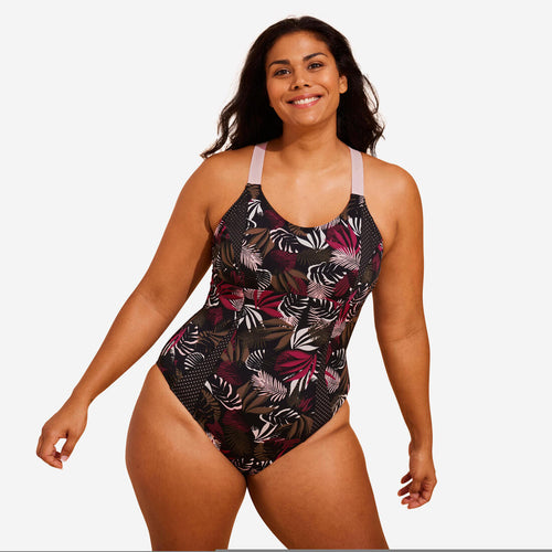 





Traje de baño deportivo para mujer - Aquagym Nabaiji Elea Saf - Negro caqui