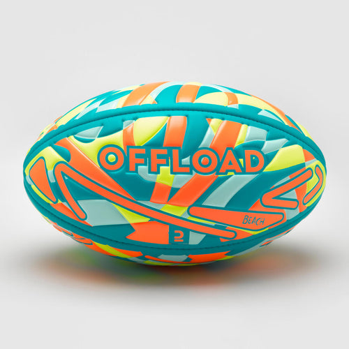 





Balón de rugby playa - Talla 1 - R100 Midi City azul amarillo naranja