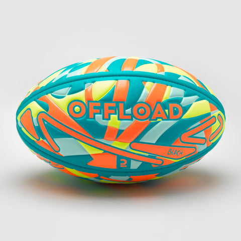 





Balón de rugby playa - Talla 1 - R100 Midi City azul amarillo naranja