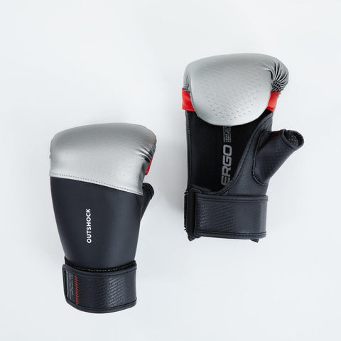 





Guantes para Saco Boxeo 500 Negro/Plata
