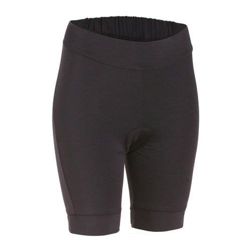 





SHORT CICLISMO CARRETERA SIN TIRANTES MUJER TRIBAN RC 100 NEGRO