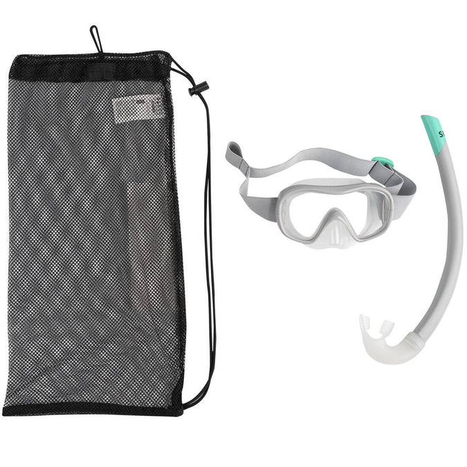 





Kit de Snorkel Máscara y Tubo Subea SNK 500 Niños Gris, photo 1 of 10