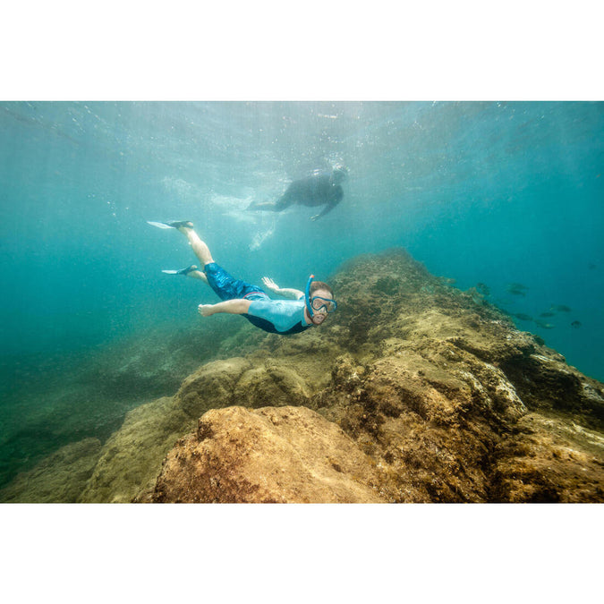 





Kit de buceo con aletas, máscara y tubo azul para adulto Snorkel SNK 500, photo 2 of 14
