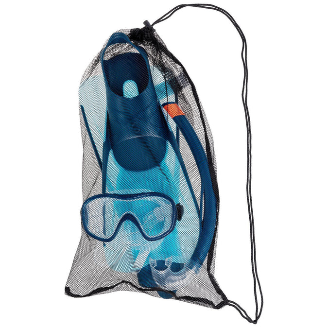 





Kit de buceo con aletas, máscara y tubo azul para adulto Snorkel SNK 500, photo 14 of 14